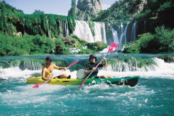 Rafting am Fluss Cetina