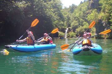 Kayaking auf dem Fluss Mreznica, foto 5
