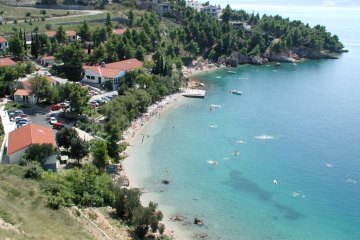 Ferienwohnungen Mala Luka - Stanici - Omis, Unterkunft am Strand