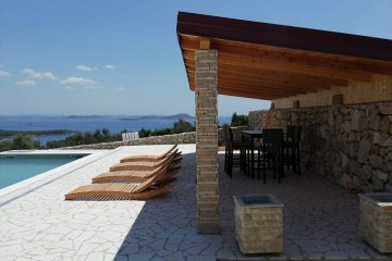 Abgelegenes Ferienhaus Villa Kornati Pašman mit Pool, foto 10